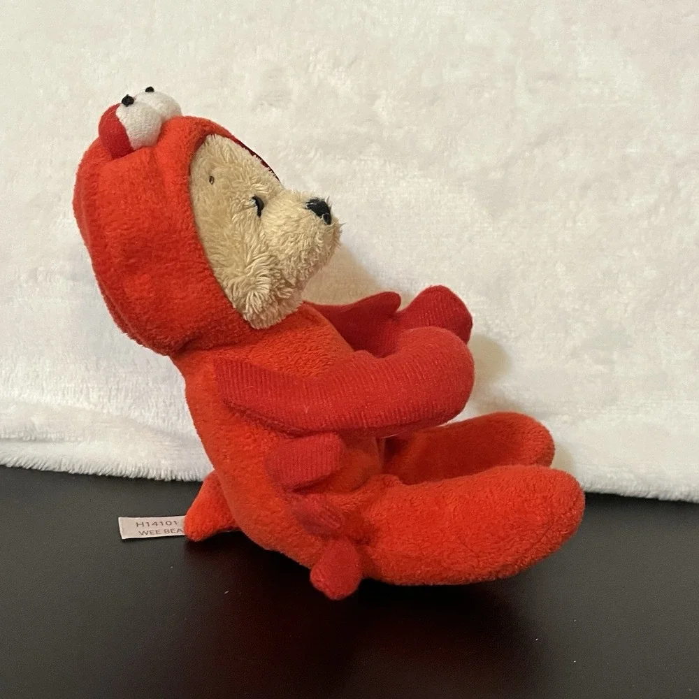 Ganz Wee Bears Village Brown Mini Bear LOBSTER COSTUME 7